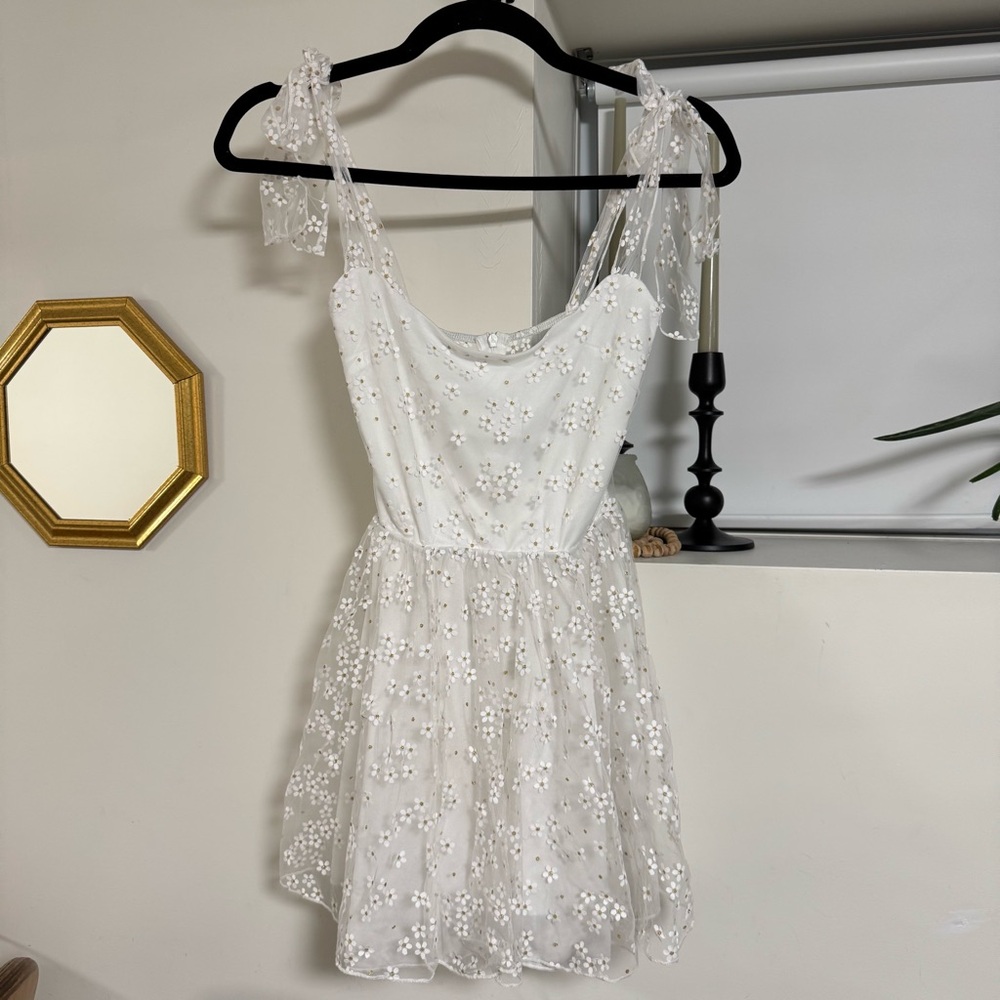 Lucy in the Sky White Mini Dress